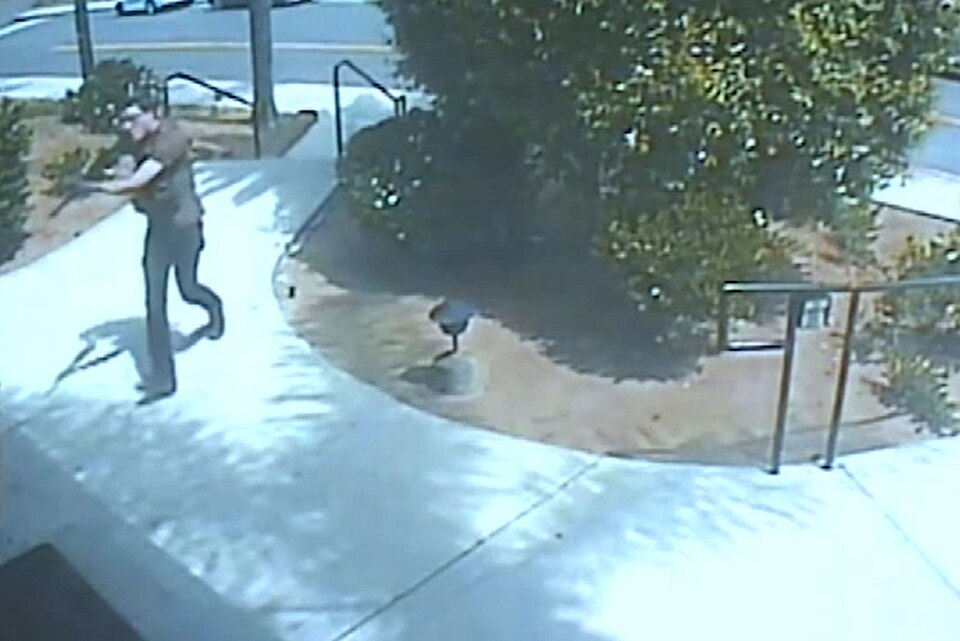 New Video Shows — Poway shooting CCTV still