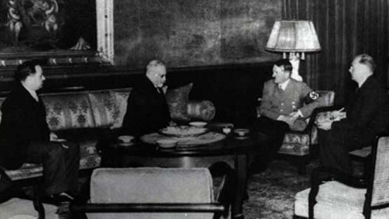 Iran Parliament Speaker — Iran Parliament speaker Hitler meeting